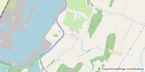Map of Catton, Derbyshire