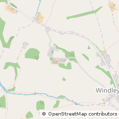 Map of Windley, Derbyshire
