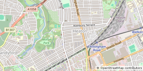 Map of Newcastle Upon Tyne