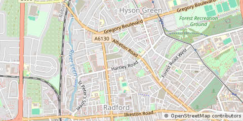 Map of Nottingham