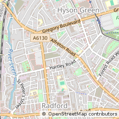 Map of Nottingham