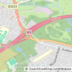 Map of Bagshot, Surrey
