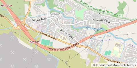 Map of Aberdare