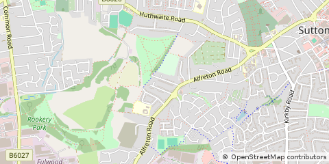 Map of Sutton-in-Ashfield