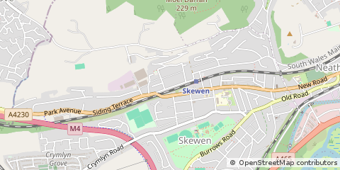 Map of Neath