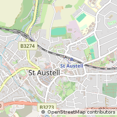 Map of ST Austell, Cornwall