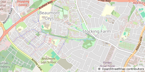 Map of Leicester