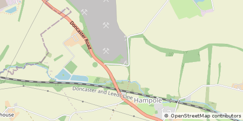Map of Doncaster, South Yorkshire