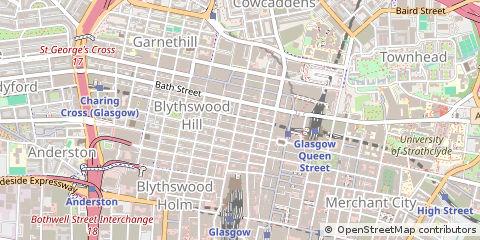 Map of Glasgow