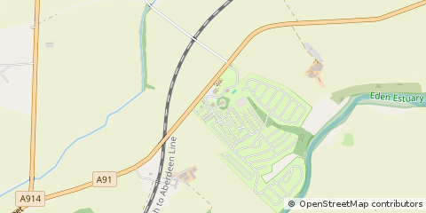 Map of ST. Andrews, Fife