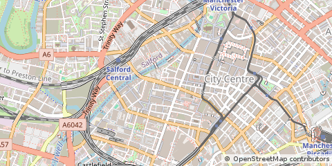 Map of Manchester