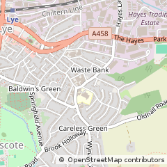 Map of Stourbridge, West Midlands