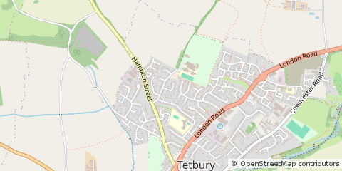 Map of Tetbury