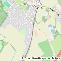Map of Theydon Bois, Essex