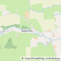 Map of Church Stretton, Shropshire