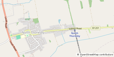 Map of North Thoresby, Grimsby