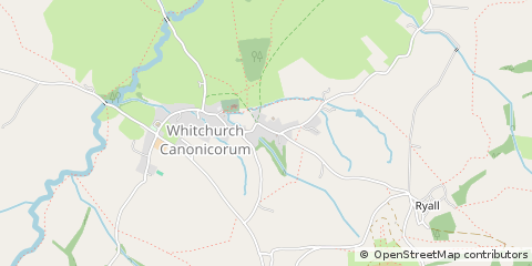 Map of Bridport, Dorset