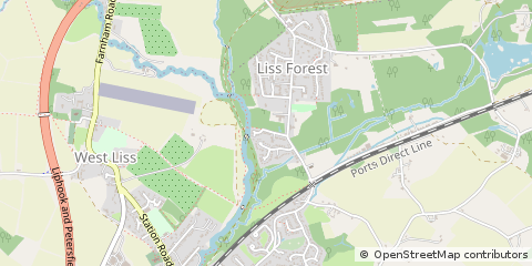 Map of Liss, Hampshire