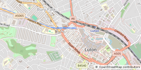 Map of Luton