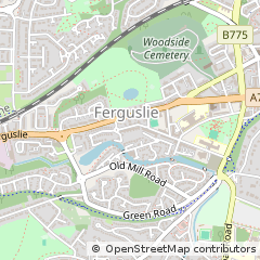 Map of Paisley, Renfrewshire
