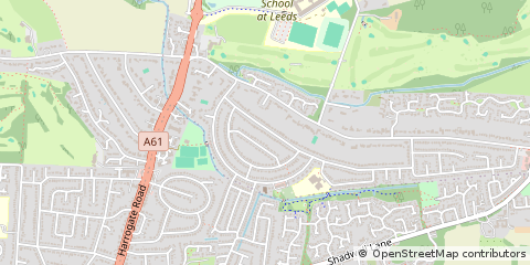 Map of Leeds