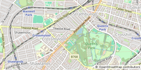 Map of Glasgow
