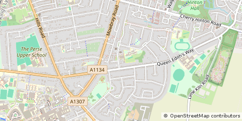 Map of Cambridge, Cambridgeshire
