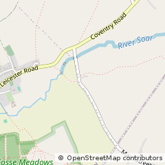 Map of Leicester, Leicestershire