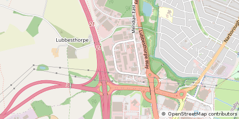 Map of Leicester