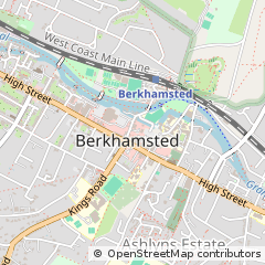 Map of Berkhamsted, Herts