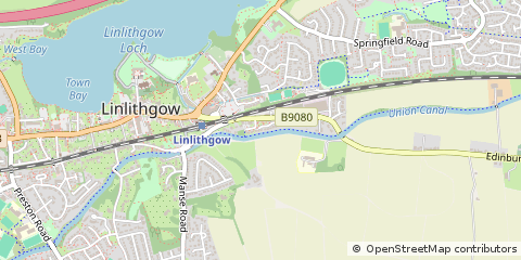 Map of Linlithgow