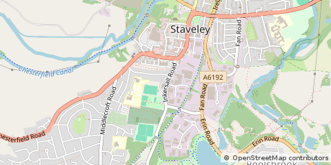 Map of Chesterfield
