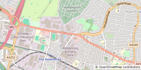 Map of Birmingham