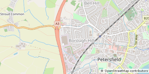 Map of Petersfield, Hampshire