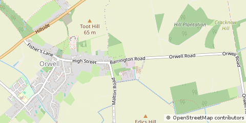 Map of Royston, Hertfordshire