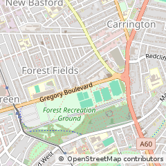 Map of Nottingham