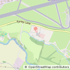 Map of Christchurch, Dorset