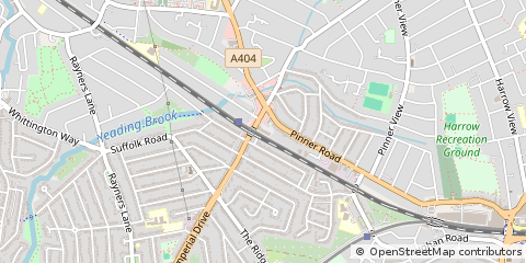 Map of Harrow