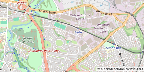 Map of South Shields