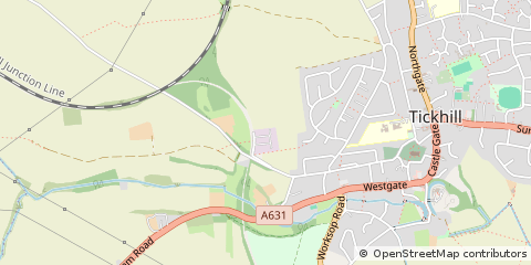 Map of Doncaster