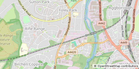 Map of Worcs