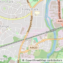 Map of Worcs