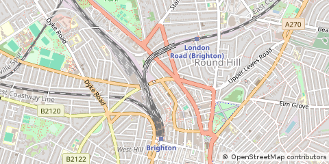 Map of Brighton