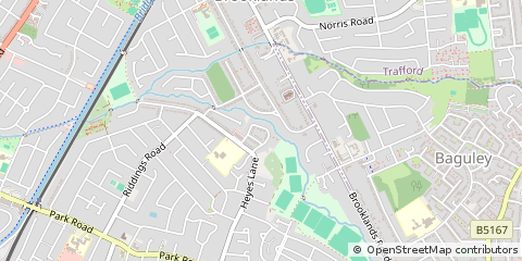 Map of Altrincham