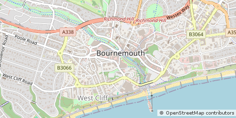 Map of Bournemouth