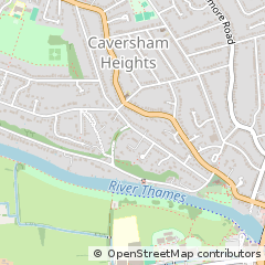 Map of Reading, Berkshire