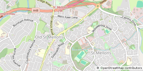 Map of Cardiff