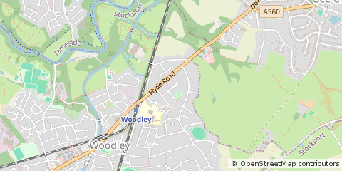 Map of Stockport