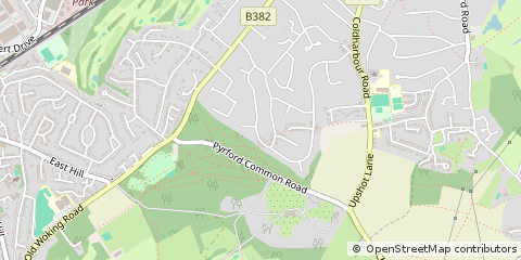 Map of Woking
