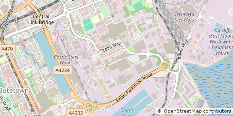Map of Cardiff